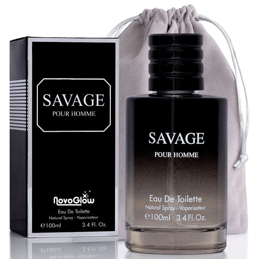 American Smart Savage men's Eau de Toilette spray with refreshing warm masculine scent, ideal for daily casual wear.