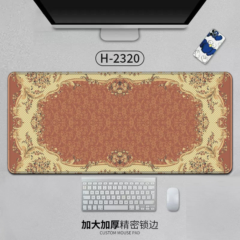 Large Persian-style mouse pad by American Smart, featuring natural rubber backing, anti-slip surface, ideal for office or gaming use.