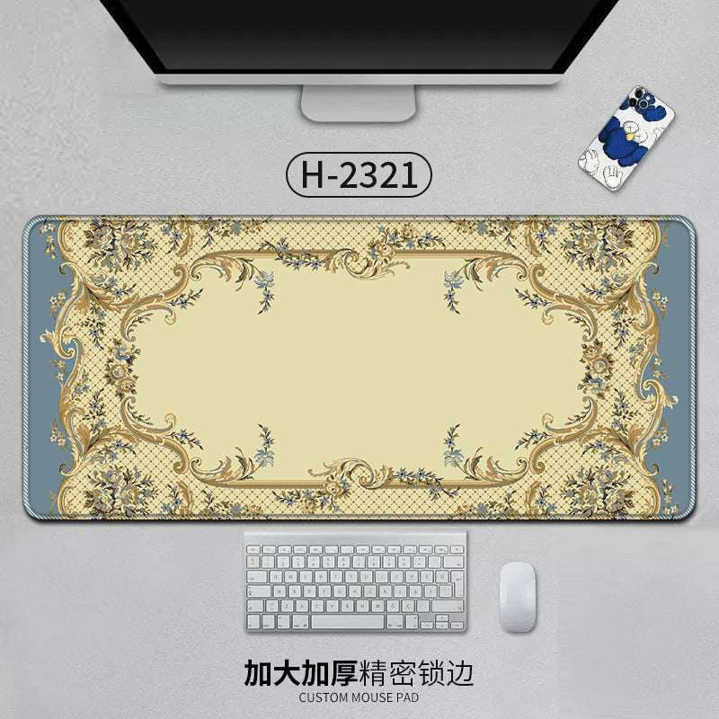 Large Persian-style office mouse pad by American Smart EP, natural rubber anti-slip desk mat for computer and gaming use