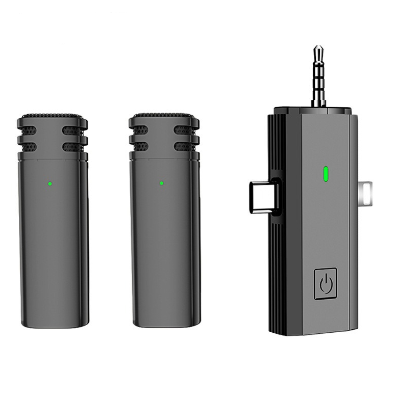 American Smart EP wireless lavalier microphone with AI noise reduction, ideal for mobile phones, cameras, and TikTok live broadcasts.