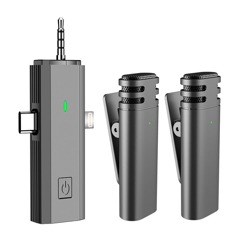 American Smart EP wireless lavalier microphone with AI noise reduction, designed for mobile phones, cameras, and TikTok live streaming.