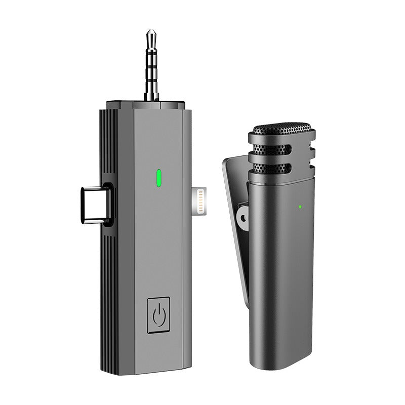 American Smart EP wireless lavalier microphone with AI noise reduction for mobile phones, cameras, and TikTok live broadcasts.