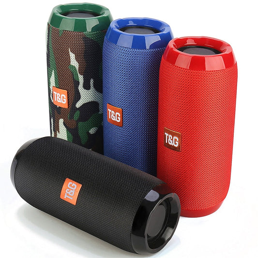 American Smart YABA Bluetooth portable wireless speaker with 3D stereo sound, TF card, AUX, USB, and surround sound system.