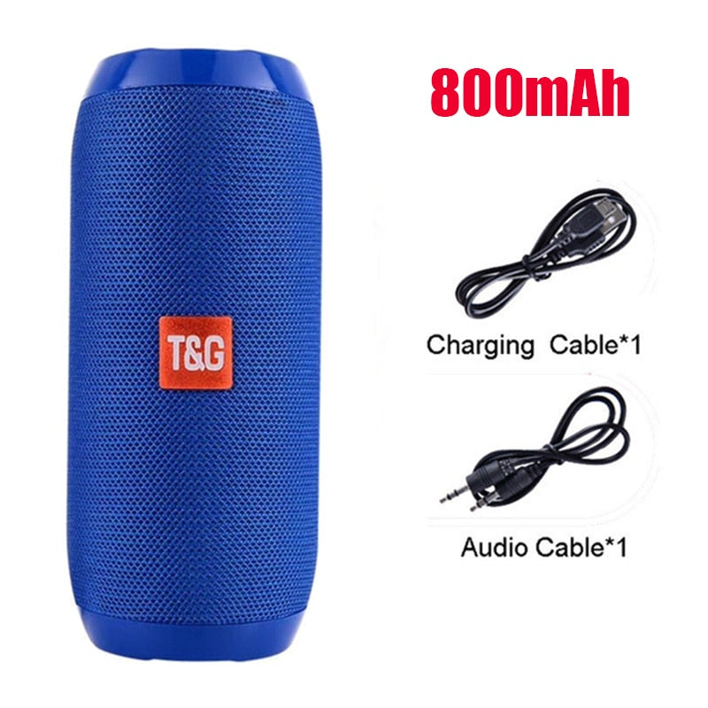 American Smart YABA Bluetooth portable wireless speaker with 3D stereo sound, USB, TF, AUX, and surround sound bar.