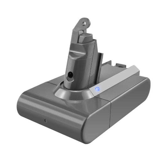 American Smart lithium battery for Dyson V6 vacuum cleaner, compatible with V6 SV03, SV04, SV05, SV06 models, shown in image.