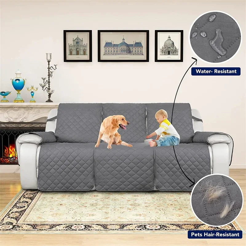 Water-repellent American Smart EP recliner sofa cover with armchair fit, pet and kid-friendly, protecting lazy boy couches.
