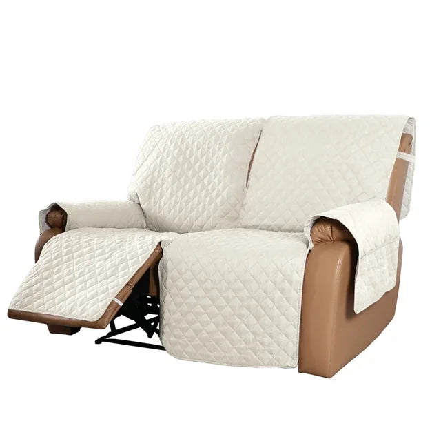 Water-repellent American Smart EP recliner sofa cover on a lazy boy armchair, protecting against pet and kid spills.