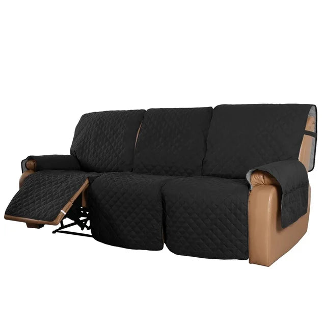 Water repellent recliner sofa cover by American Smart for 1-3 seater couches, with pet and kid-friendly design and slipcover protection.