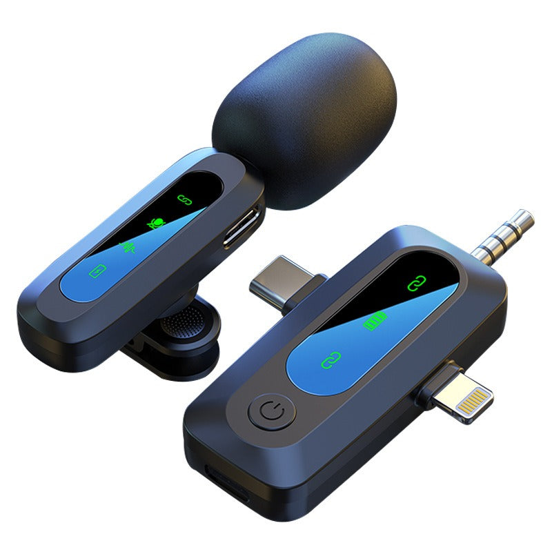 American Smart EP wireless lavalier microphone with three-in-one interface, noise reduction, and intelligent sound collection.