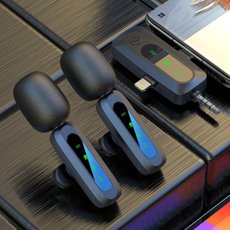 American Smart EP wireless lavalier microphone with three-in-one interface, noise reduction, and intelligent sound collection.