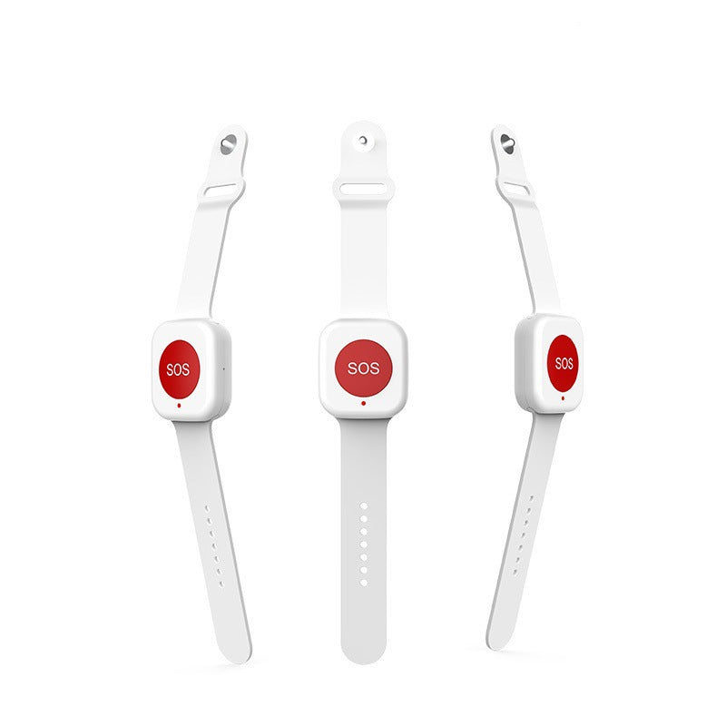 Wireless 433 MHz emergency call bracelet for elderly, American Smart EP watch-style SOS device with wearable design.