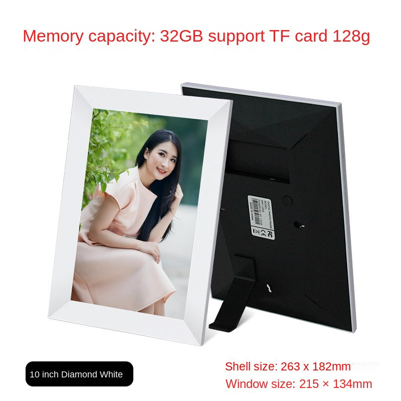 Digital Photo Frame 8 10  Inch WiFi Touch Screen APP Cloud Photo Frame with 32GB Storage - American Smart