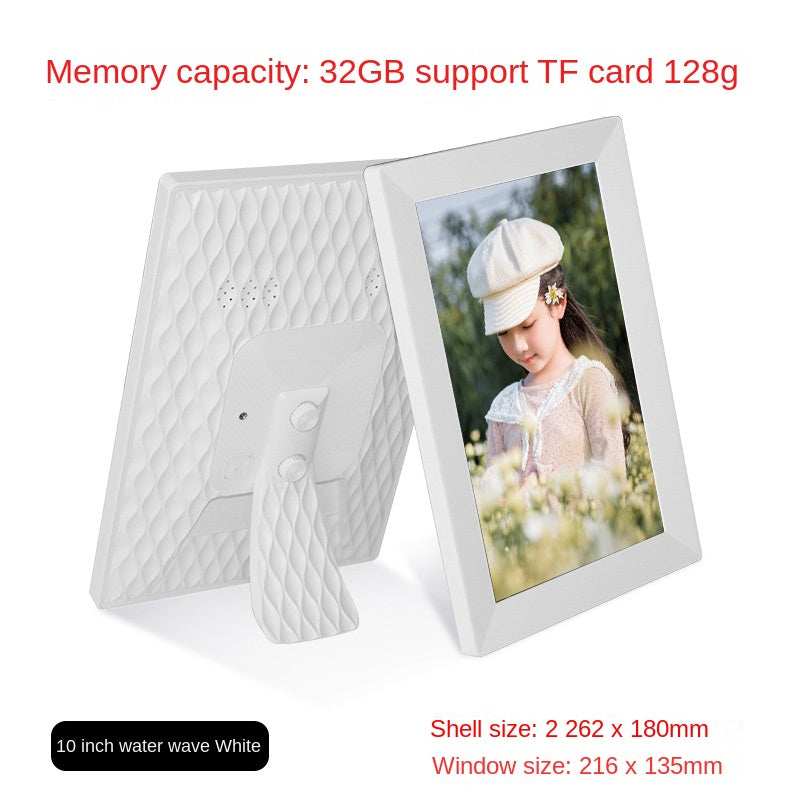 Digital Photo Frame 8 10  Inch WiFi Touch Screen APP Cloud Photo Frame with 32GB Storage - American Smart
