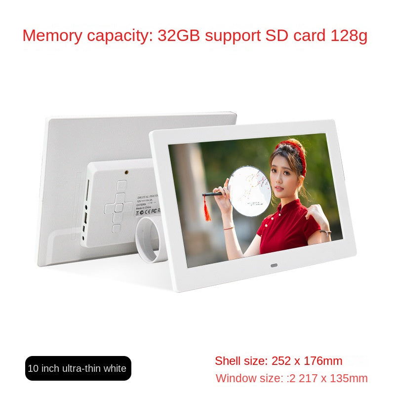 Digital Photo Frame 8 10  Inch WiFi Touch Screen APP Cloud Photo Frame with 32GB Storage - American Smart