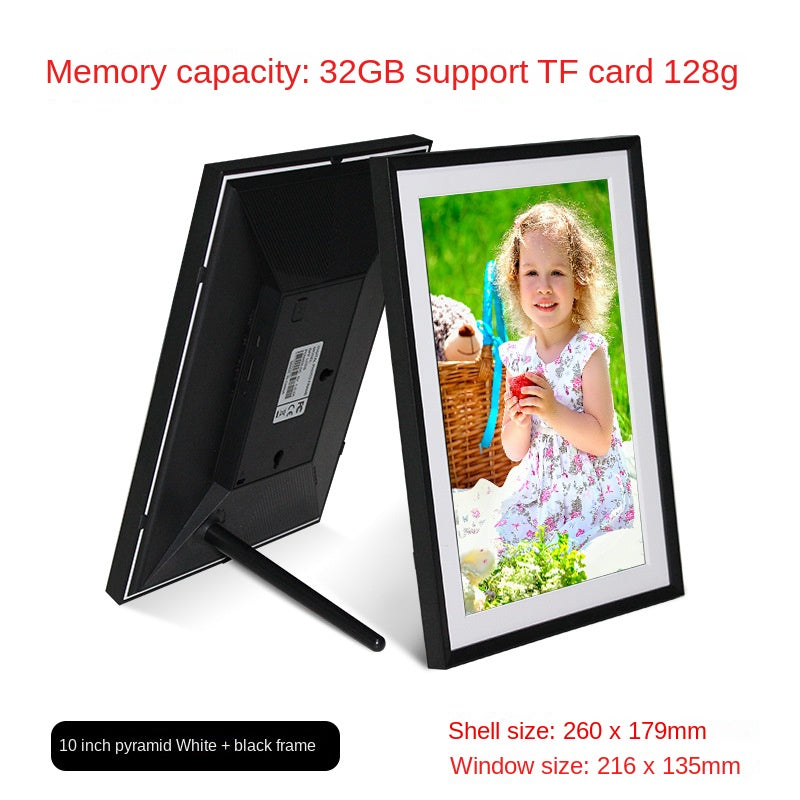 Digital Photo Frame 8 10  Inch WiFi Touch Screen APP Cloud Photo Frame with 32GB Storage - American Smart