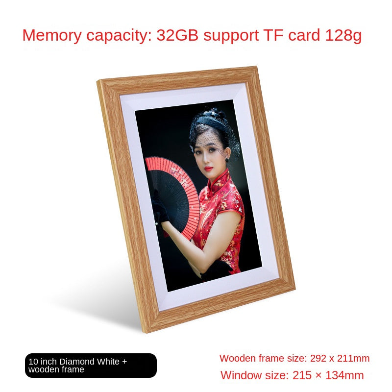 Digital Photo Frame 8 10  Inch WiFi Touch Screen APP Cloud Photo Frame with 32GB Storage - American Smart