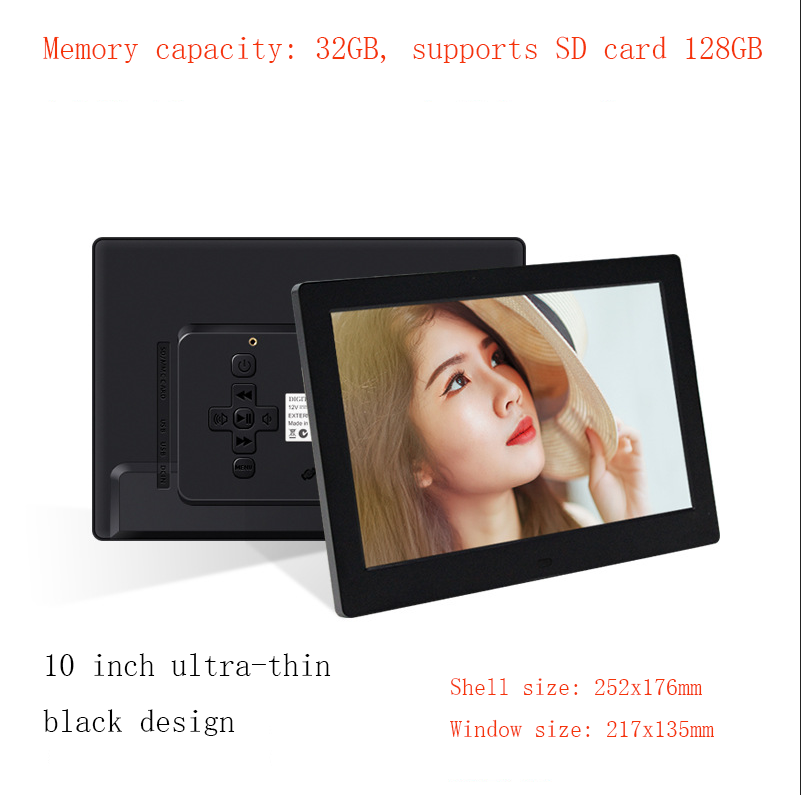 Digital Photo Frame 8 10  Inch WiFi Touch Screen APP Cloud Photo Frame with 32GB Storage - American Smart