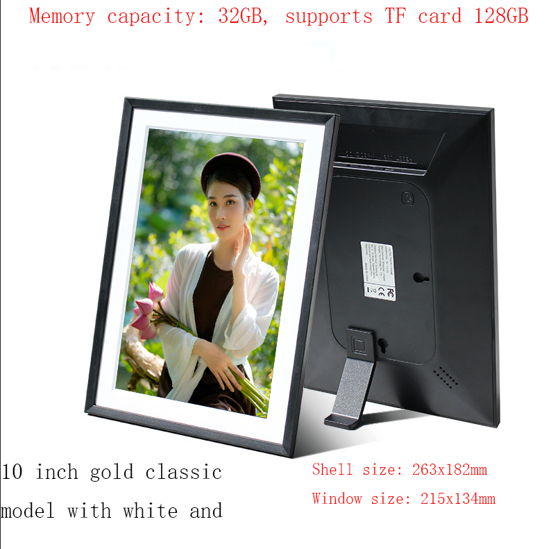 Digital Photo Frame 8 10  Inch WiFi Touch Screen APP Cloud Photo Frame with 32GB Storage - American Smart