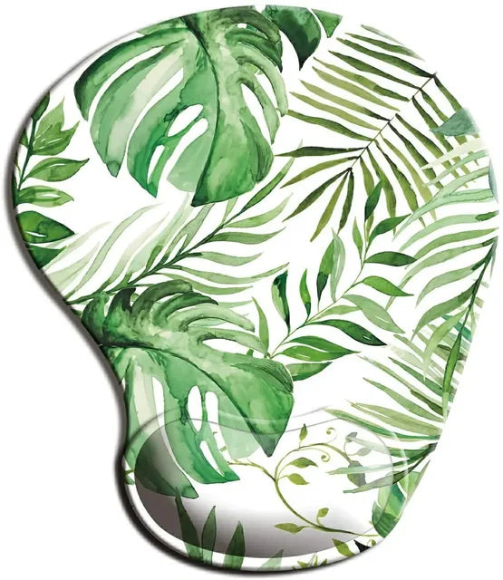 American Smart ergonomic mouse pad with wrist rest, non-slip rubber surface, ideal for office desk and computer use.