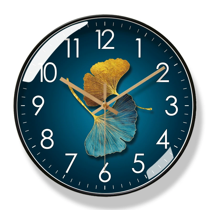 American Smart 10/12-inch modern wall clock with silent quartz movement, ideal for living rooms and contemporary decor.