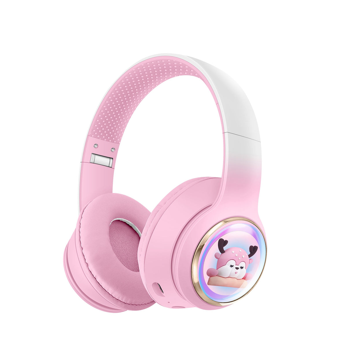 AKZ-56 Earphones Space Cabin Cute Cartoon Pet Bluetooth Headwear Large Battery Earphones Foldable Earphones - American Smart