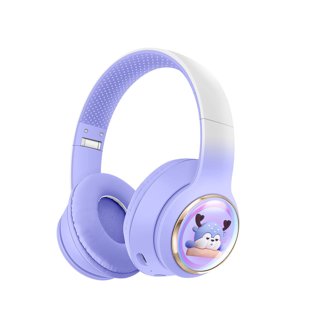AKZ-56 Earphones Space Cabin Cute Cartoon Pet Bluetooth Headwear Large Battery Earphones Foldable Earphones - American Smart