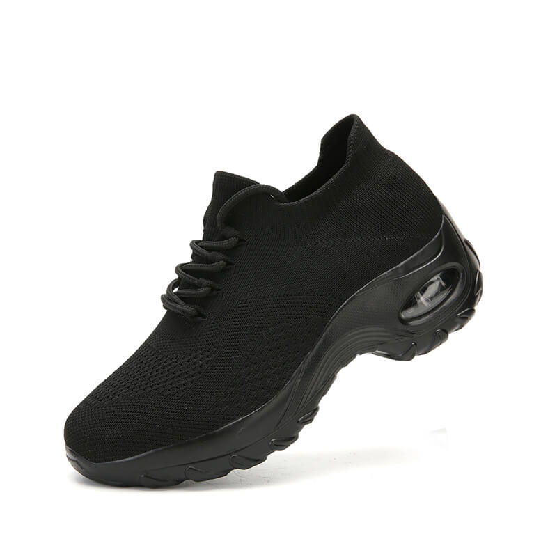 American Smart women's woven wedge casual shoes with high heels, platform design, outdoor walking shoes, stylish sneakers.