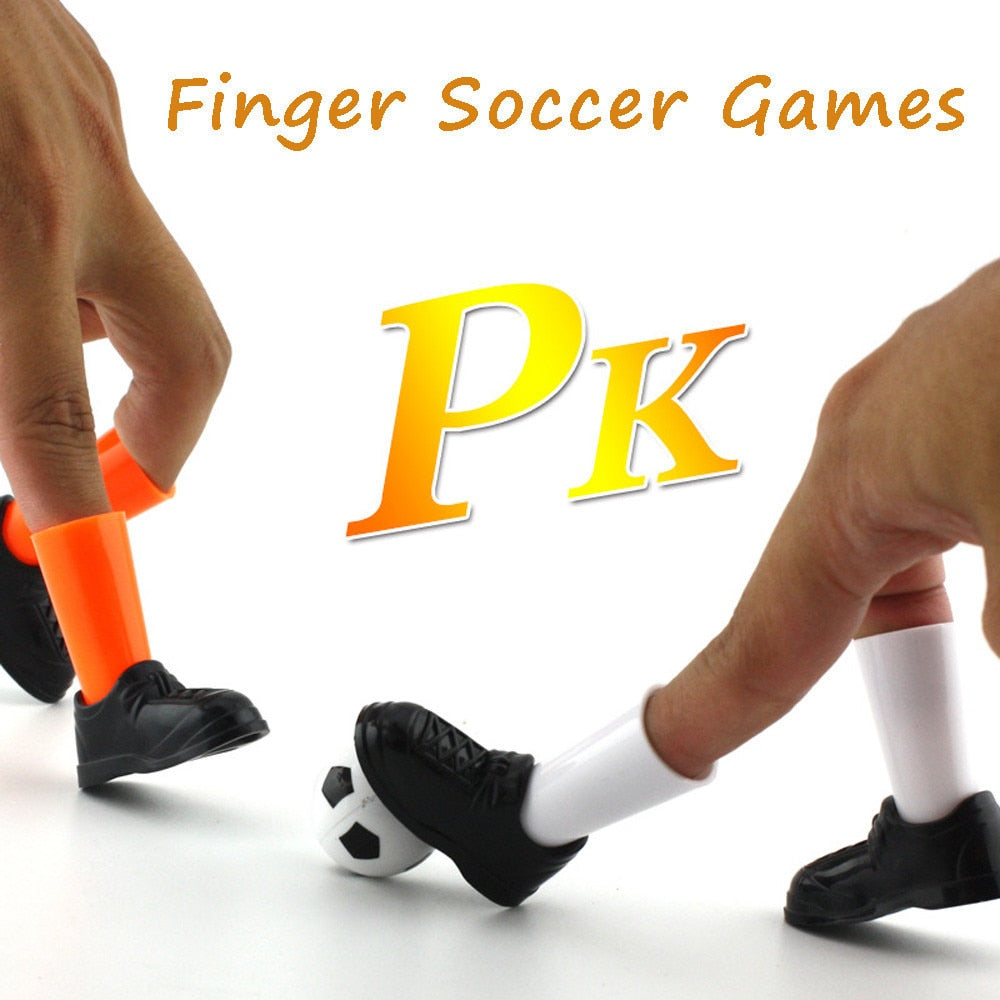 American Smart EP finger soccer game set with two goals, featuring fun, novelty finger toys for children, perfect for active play.