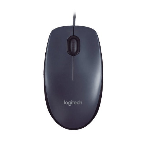 Logitech M91P Enterprise USB wired office and gaming mouse by American Smart, featuring ergonomic design and standard buttons.
