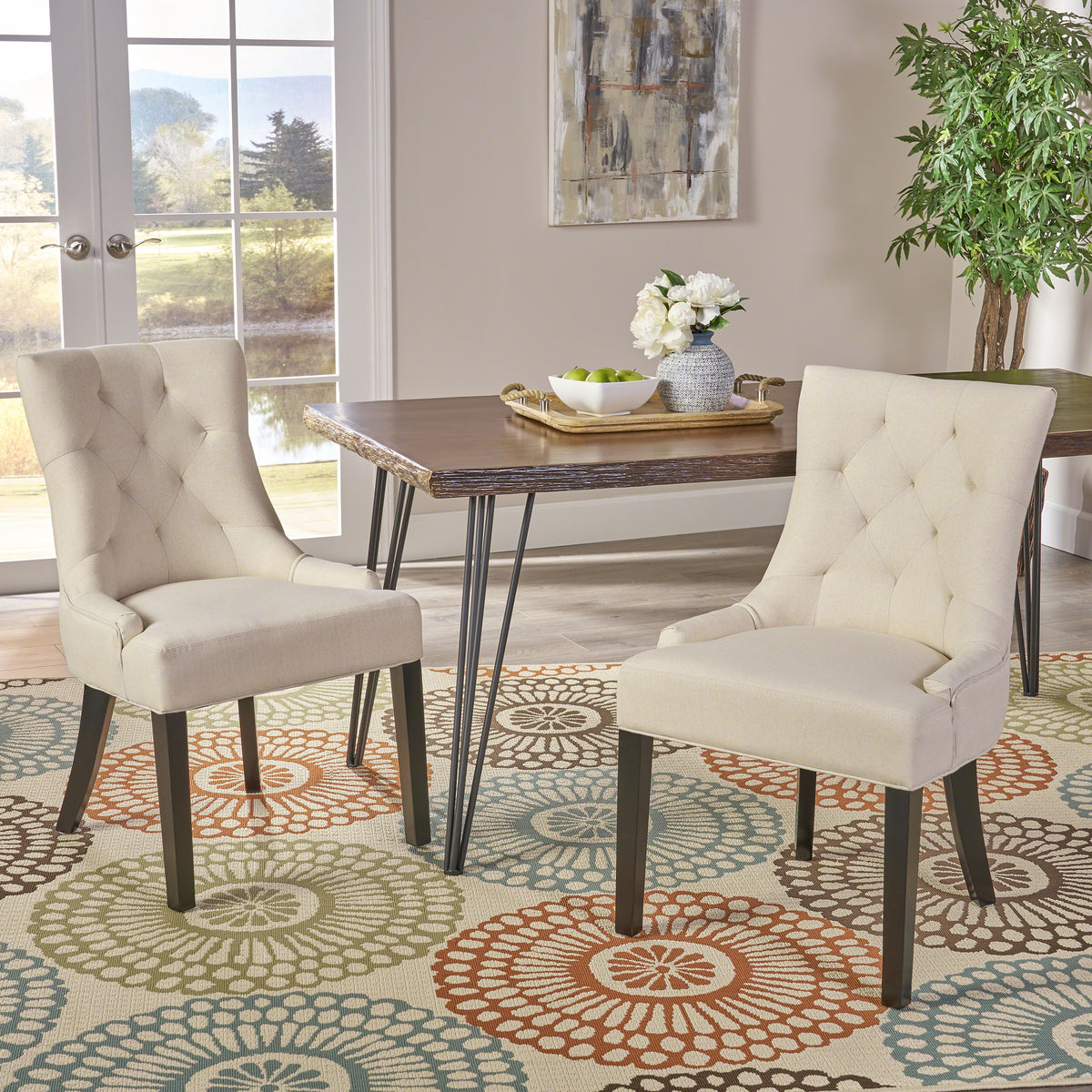 CHENEY DINING CHAIR - KD MP2（set of 2） - American Smart