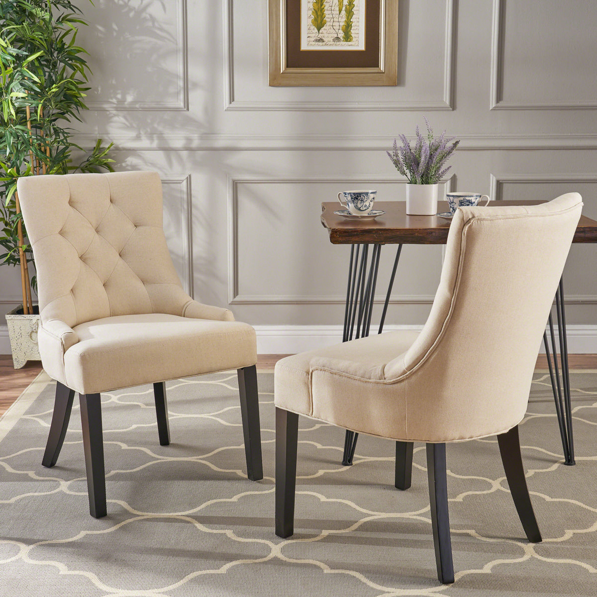 CHENEY DINING CHAIR - KD MP2（set of 2） - American Smart