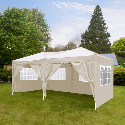 American Smart EP 10x20 ft folding canopy with six detachable side walls, outdoor shelter with UPF 50+ for outdoor events.