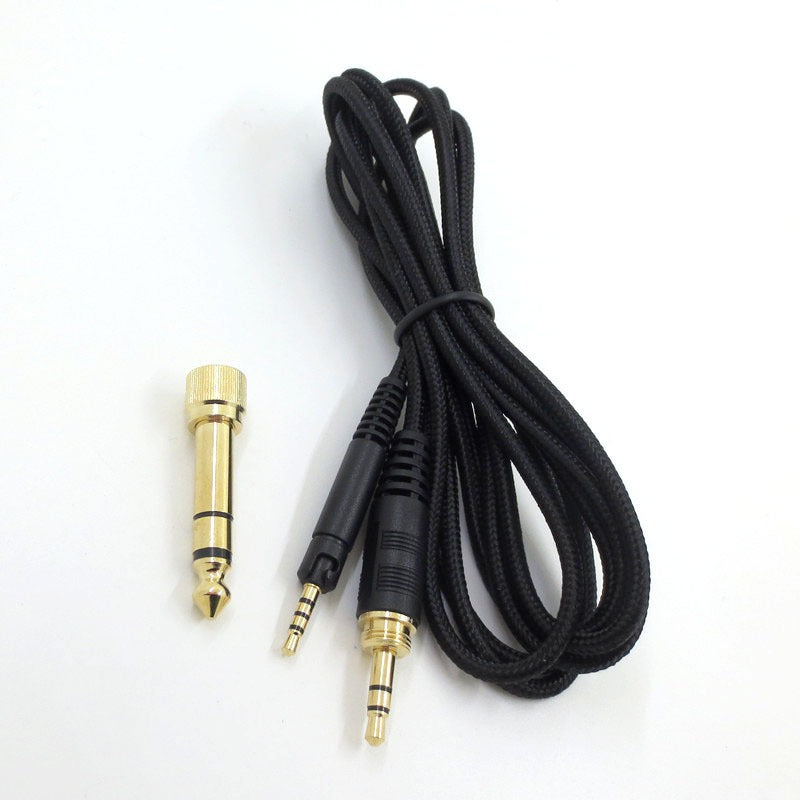 Used American Smart audio cable compatible with Senhai HD598 HD599 HD569 HD579 HD518 headphones, featuring a durable connector.
