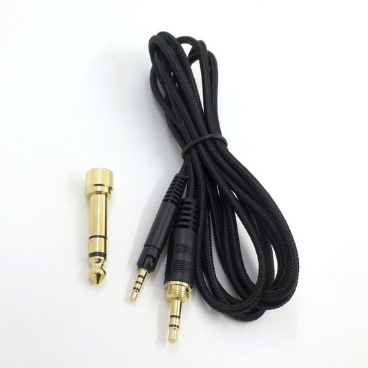 Used American Smart audio cable compatible with Senhai HD598 HD599 HD569 HD579 HD518 headphones, featuring a durable connector.