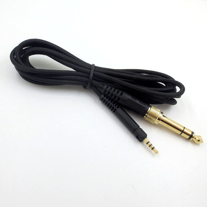 Used American Smart EP audio cable compatible with Senhai HD598, HD599, HD569, HD579, and HD518 headphones, with gold-plated connectors.