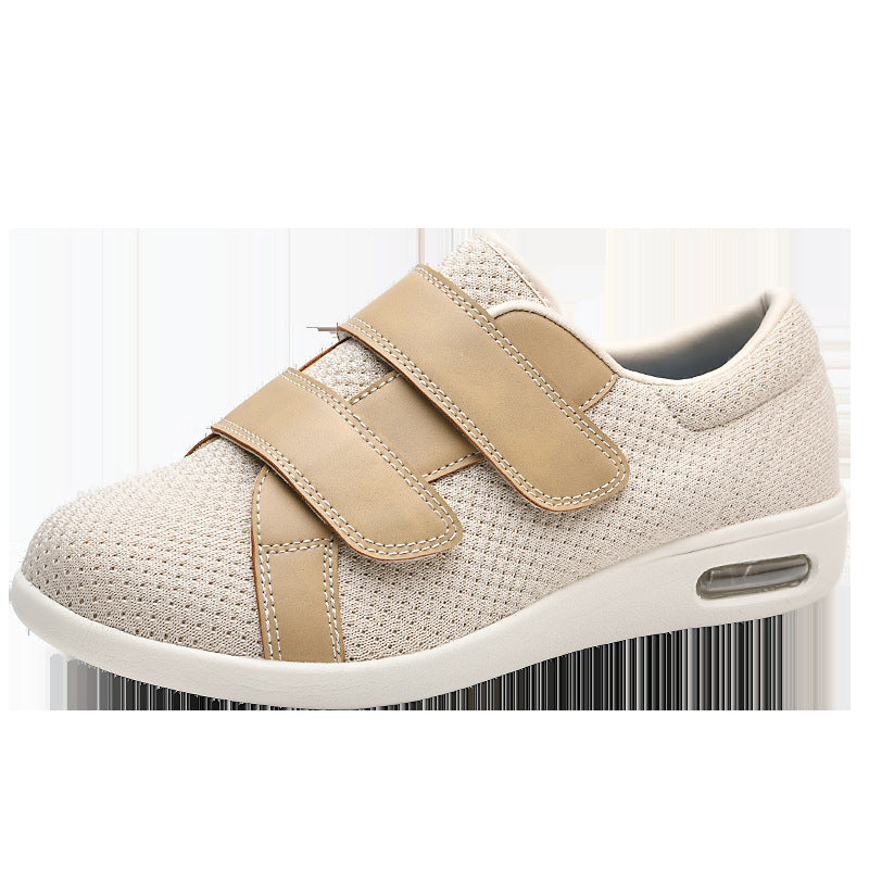 Autumn elderly women's walking shoes by American Smart - EP, adjustable leisure shoes for middle-aged and senior women.