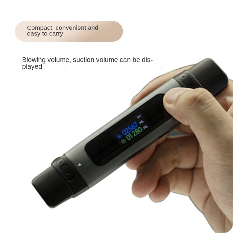 Abdominal breathing trainer lung capacity data detector - American Smart