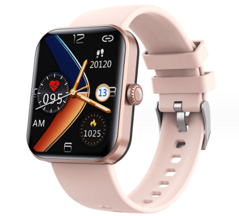 American Smart F57L Bluetooth smartwatch with sports wristband, heart rate, blood pressure, body temperature monitoring, and info push.