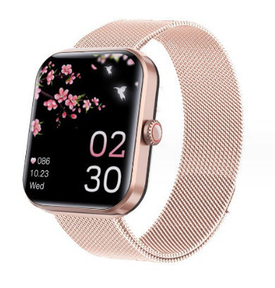 American Smart F57L sports wristband smartwatch with heart rate, blood pressure, body temperature, and Bluetooth fitness tracking.