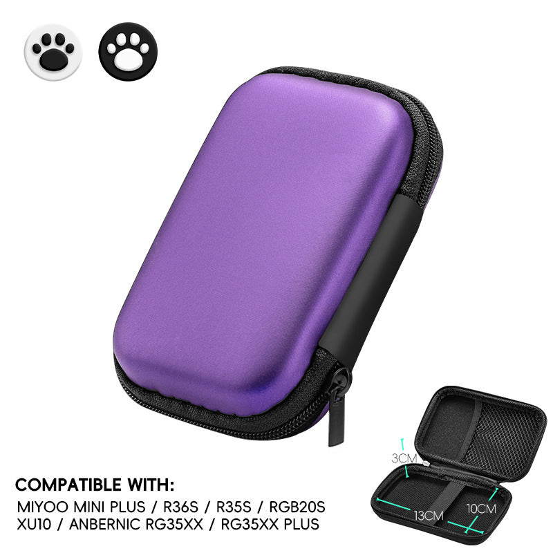 American Smart EP EVA hard shell protection bag for R35S/R36S handheld game console, durable video game accessory storage.