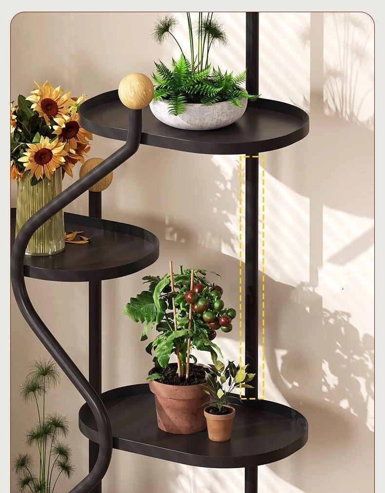 Living room flower rack by American Smart EP, floor-standing storage rack with multiple shelves for decorative plants and organization.