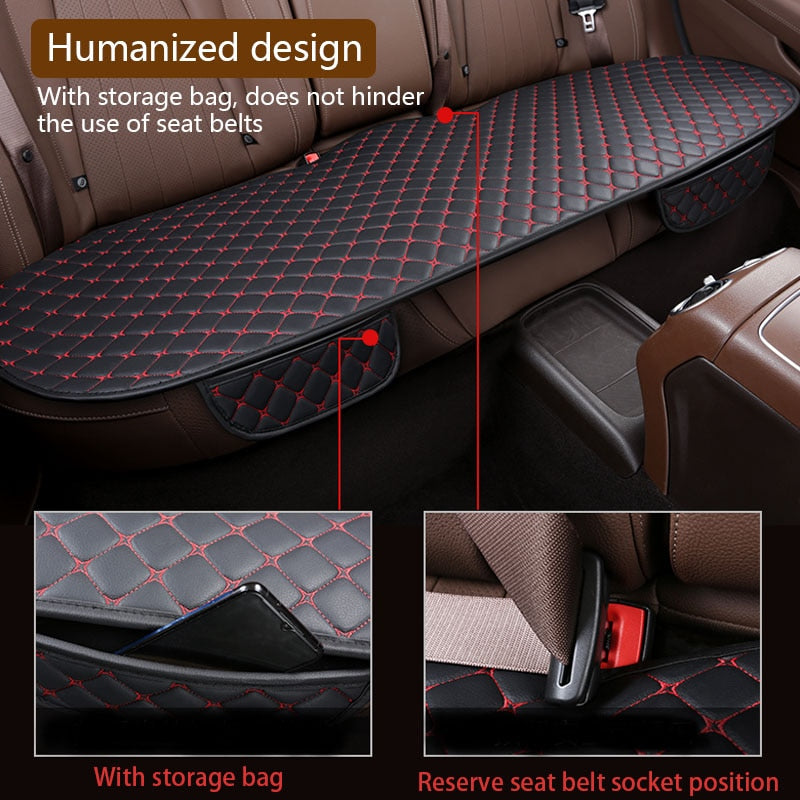 Universal leather car seat cover set by American Smart for auto seats, providing protection and a sleek interior upgrade