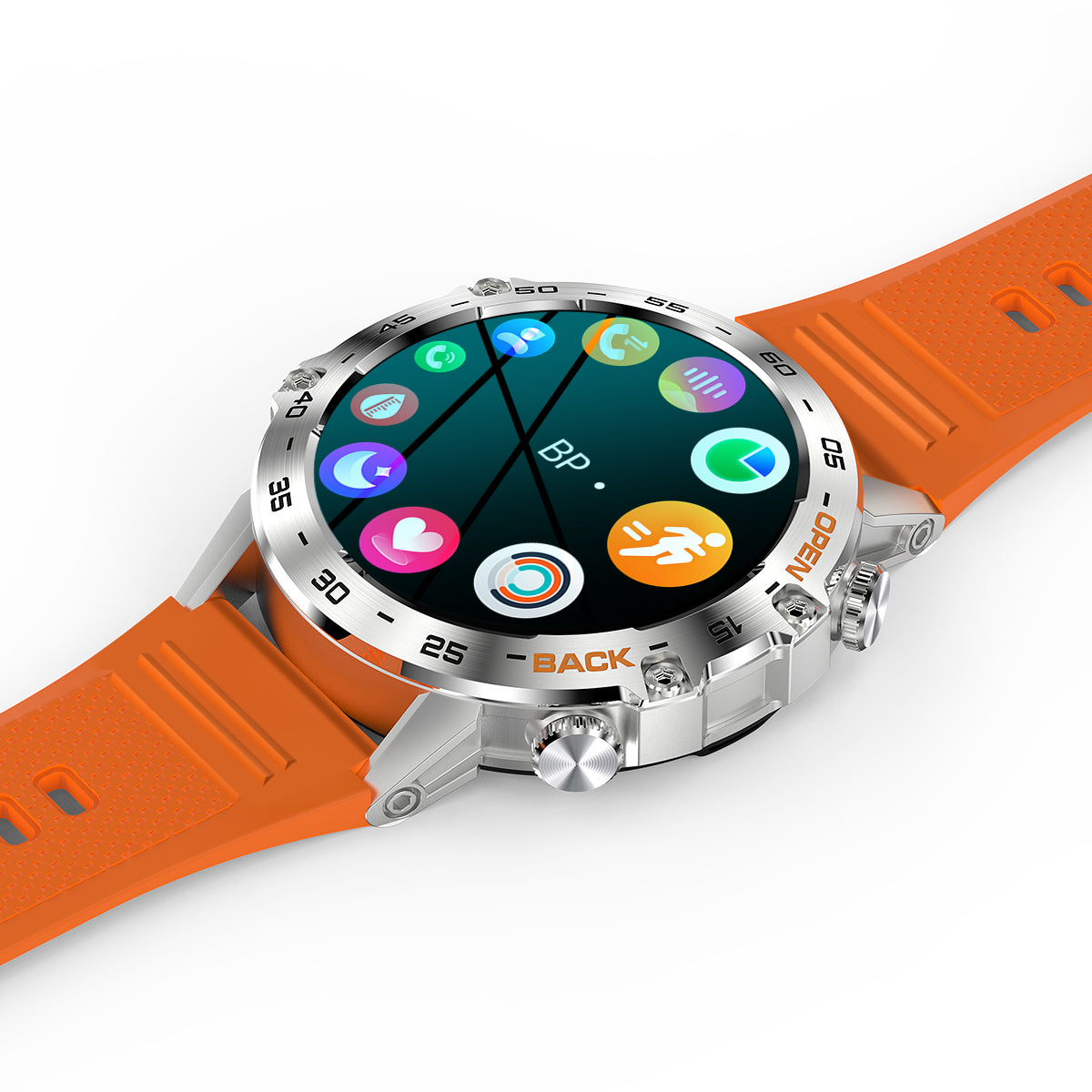 American Smart K52 Bluetooth Smart Watch with heart rate, blood oxygen, outdoor durability, and long battery life.