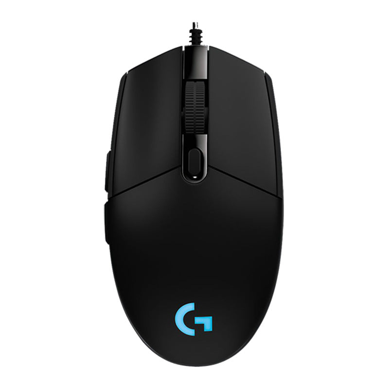 Logitech G102 second-generation wired gaming mouse with RGB lighting, designed for e-sports and gaming with customizable macros.