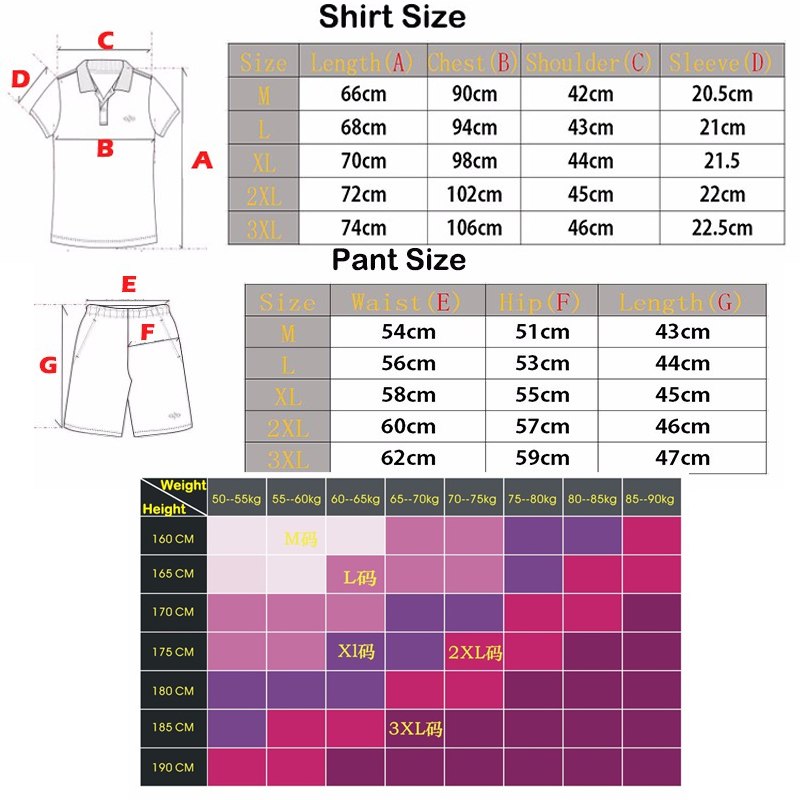 Men's sportswear kit featuring short sleeve running and soccer jersey suits by American Smart - EP, ideal for training and athletic activities.