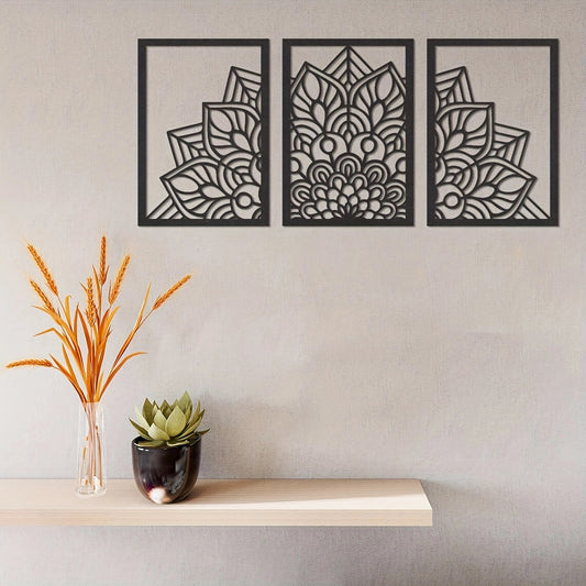 Decorative metal wall art featuring flying geese silhouette, iron home decor piece by American Smart - EP