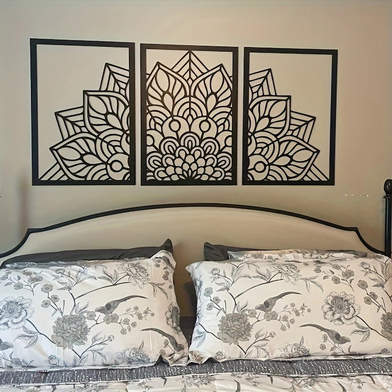 Decorative iron wall art featuring flying geese silhouette with a metal artistic design for home decor.