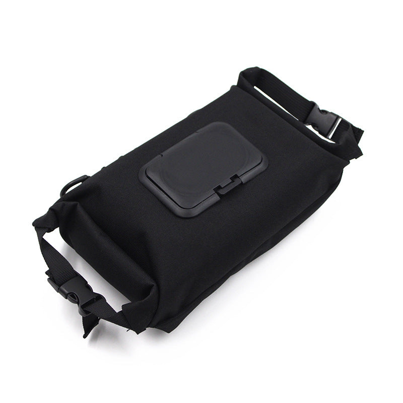 Camouflage waterproof canvas outdoor camping tissue box bag by American Smart - EP, square hand-held tissue storage for camping trips