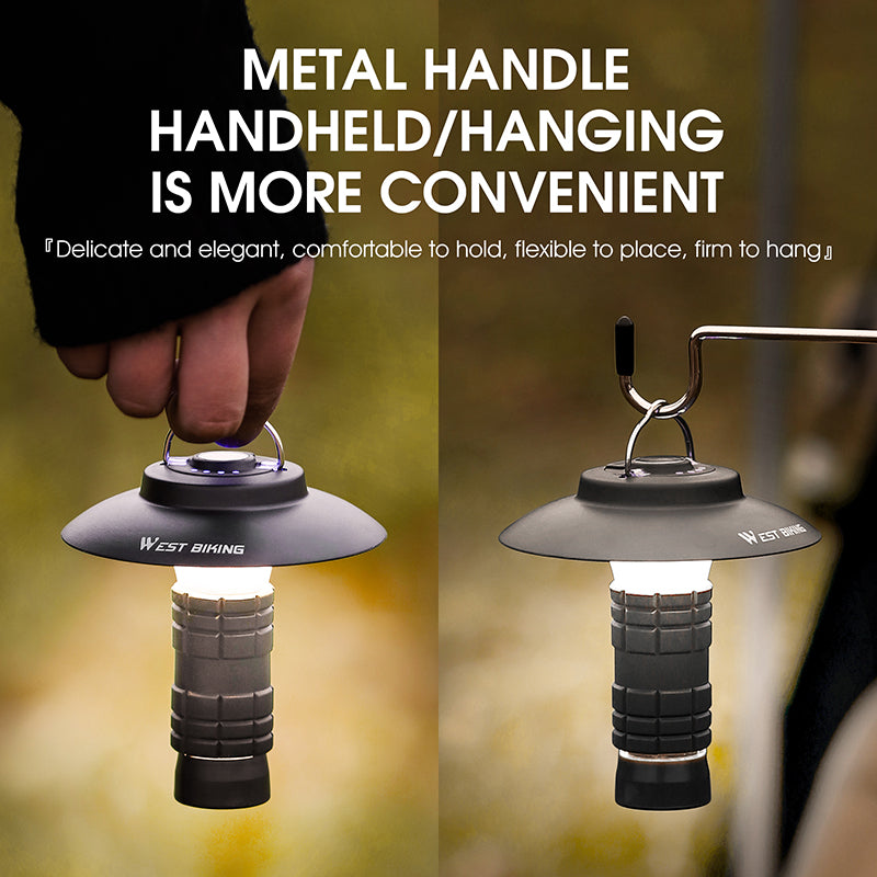 Outdoor lighthouse camping light by American Smart EP, portable LED tent light with magnetic suction and emergency flashing features.