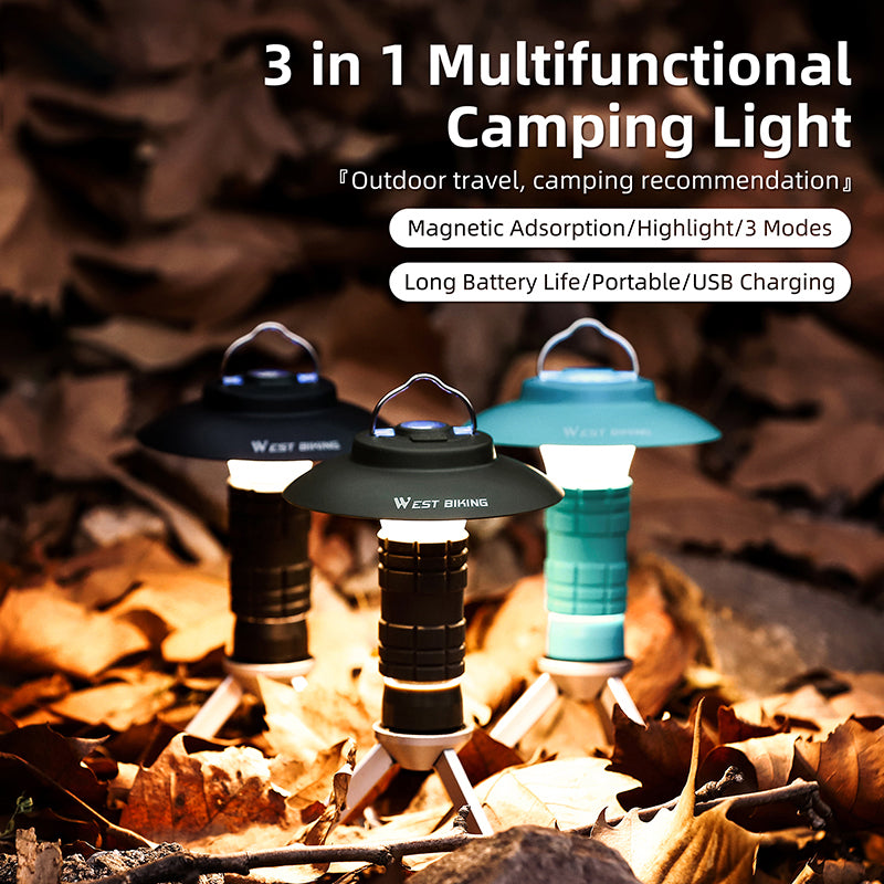 American Smart EP outdoor lighthouse camping light with LED, magnetic base, portable tent light, emergency flashlight for camping and outdoor use